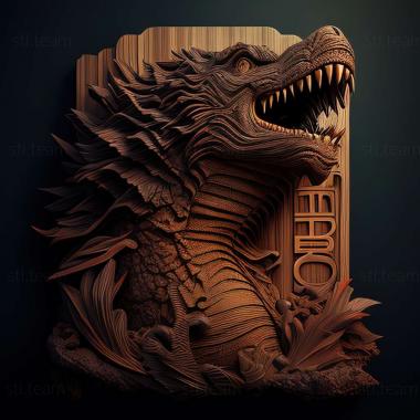 3D model Godzilla game (STL)